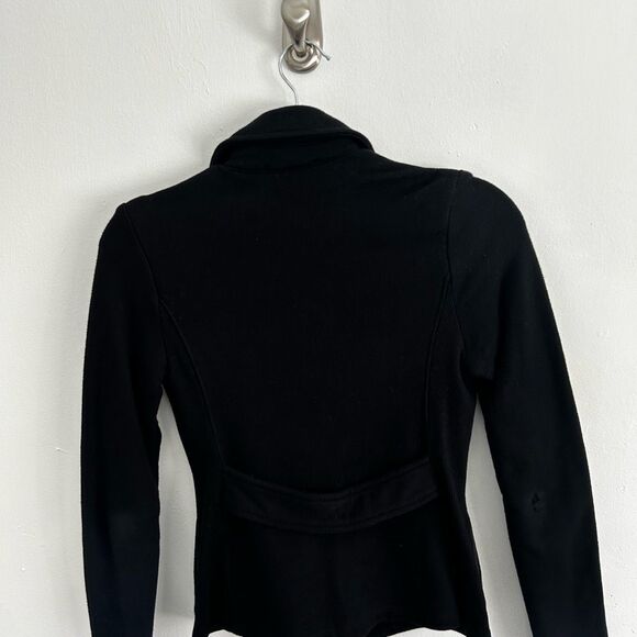 Standard James Perse Black Jacket Size 0 Classic Quiet Luxury Neutral Minimalist - Picture 7 of 10